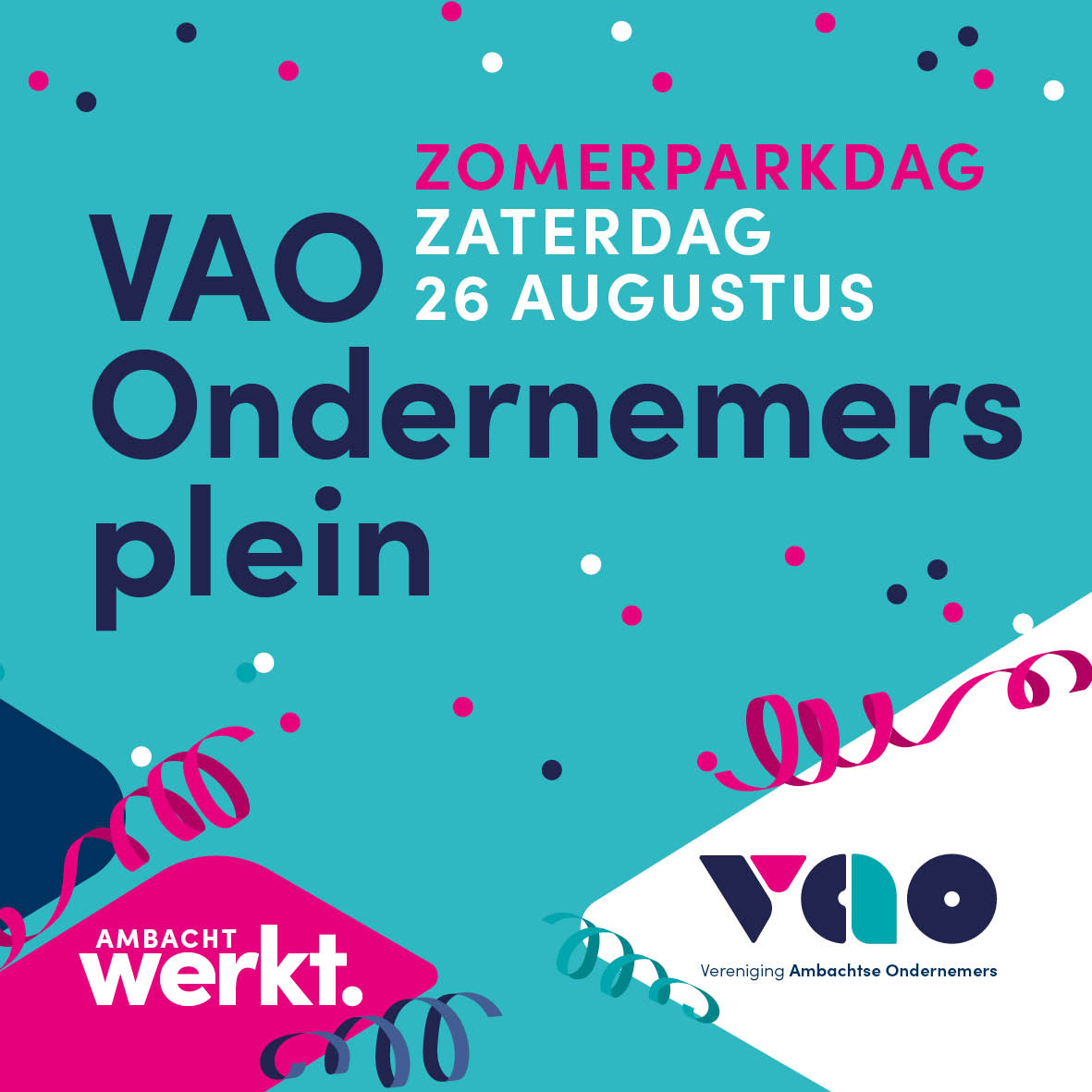 Vereniging Ambachtse Ondernemers op Zomerparkdag 2022