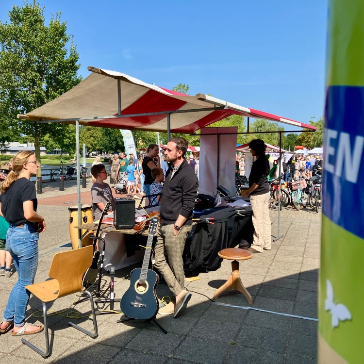 De Ambachtse Muziekschool bij het Baxhuis op Burgemeester Hofplein - foto: gemeente Hendrik-Ido-Ambacht