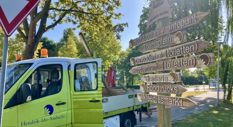 Voorbereidingen op Zomerparkdag