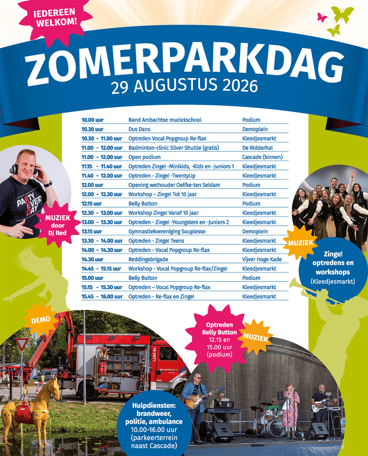 Programma Zomerparkdag 2026